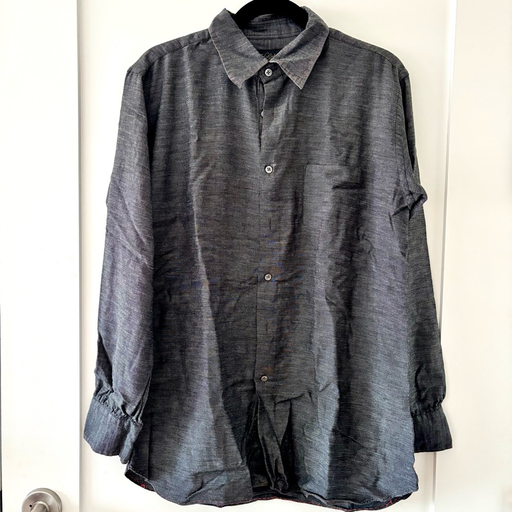 ROGAN Gray Button-Up Shirt Size M NWOT (Japan edition Made in Japan)